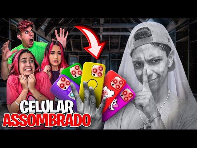 TROLEI TODOS DA MANSÃO ASSOMBRANDO OS CELULARES *Trolagem de Halloween