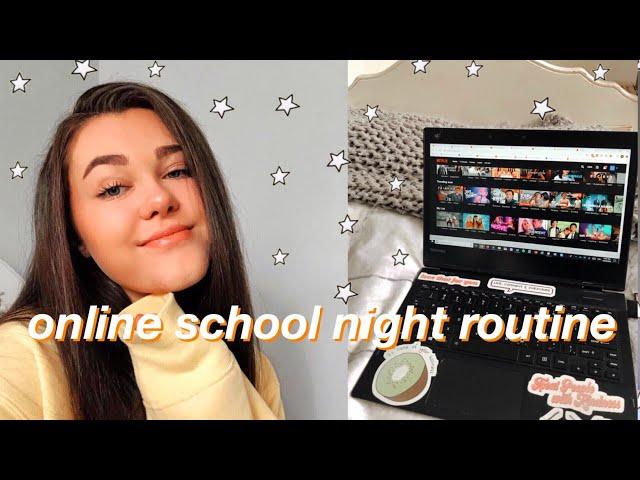 Online School NIGHT ROUTINE 2020 (realistic!)