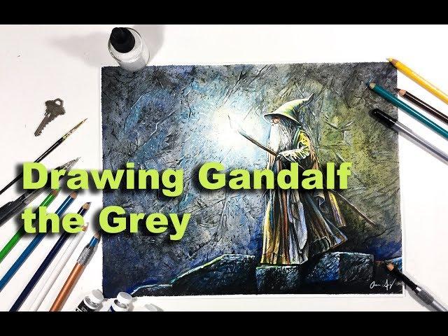 Drawing Gandalf the Grey