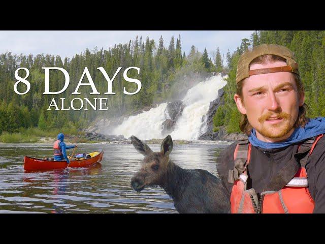 8 Day / 200KM Solo Camping Journey: Completely Alone on Remote Wilderness River