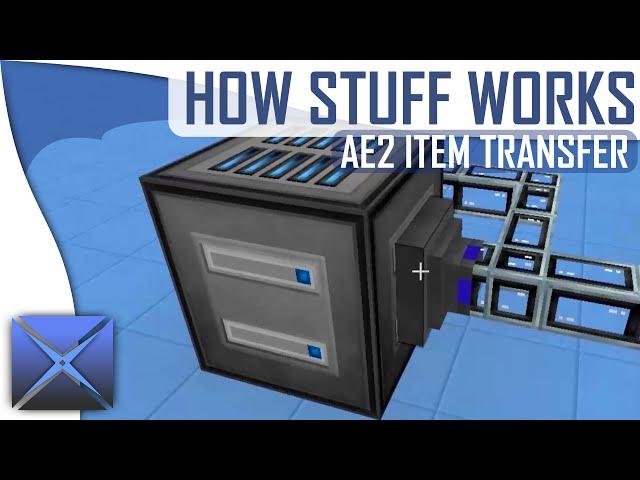 AE2 (Applied Energistics 2): Storage Cell Item Transfer!