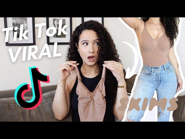 SNATCHED WAIST? TRYING THE VIRAL SKIMS SHAPE WEAR BODYSUIT