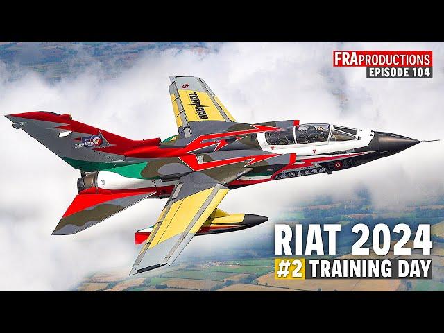 RIAT 2024 Training: ITA/GER Tornado, A4-N, NOR/US F-35,  CAN F-18, QTR F-15, FRA Mirage...