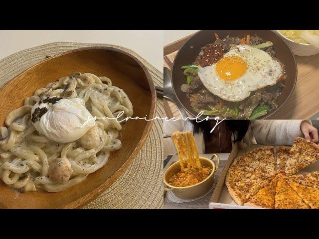 aesthetic cooking vlog | what I eat in a week | korean food, home cafe