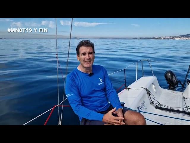 Manuel Martínez impulsando Match Race  con Cigarran Sailing Team