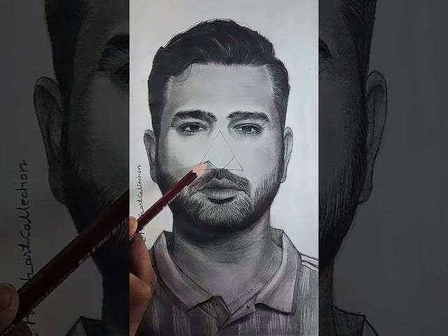 how to draw a Nose ️️ #art #artist #cartoon #drawing #satisfying #paint #anime #shorts