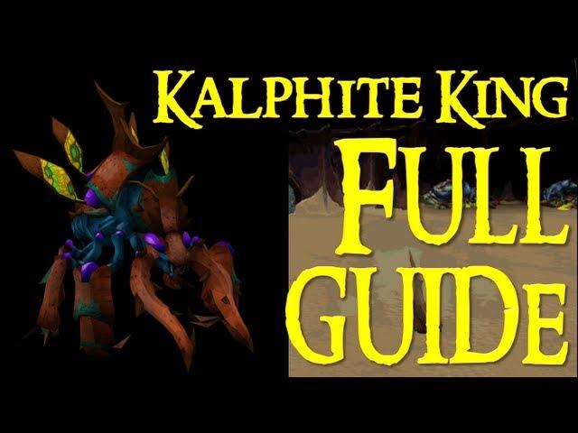 Kalphite King Guide! Preparation, getting there, his attacks and strategies to avoid them!