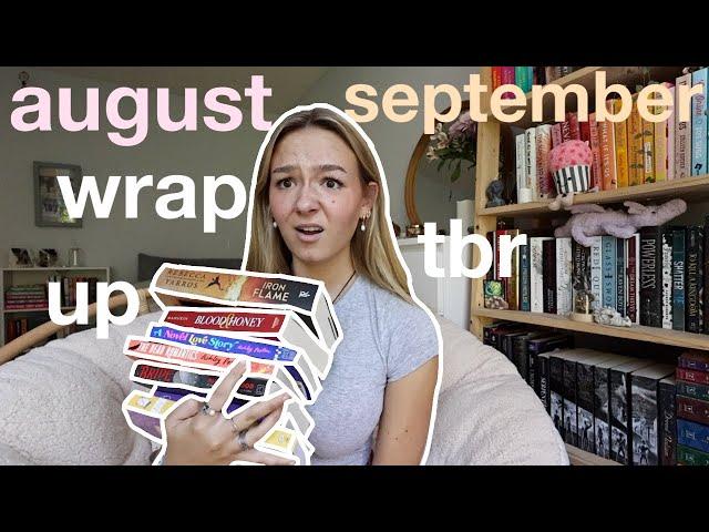 august wrap up and september tbr 