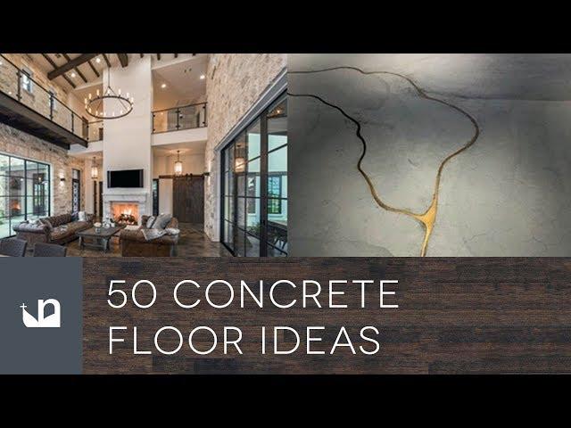 50 Concrete Floor Ideas