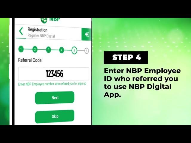 How to register/sign up on NBP Digital App?