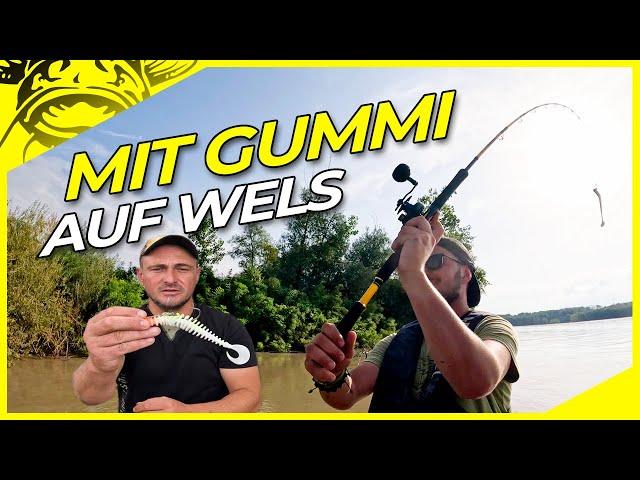 SPINNFISCHEN auf WELS bei HOCHWASSER | Tipps und Tricks | Wallerangeln mit Gummifish am Fluss