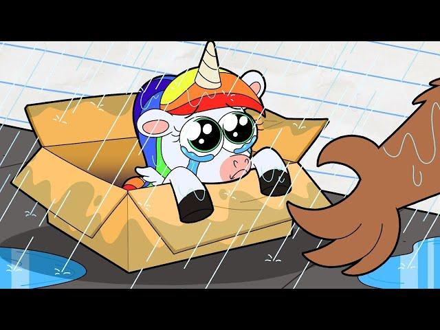 SAD ORIGIN OF UNICORN - PART 1! (NEW) Boy & Dragon | Cartoons For Kids | WildBrain Bananas