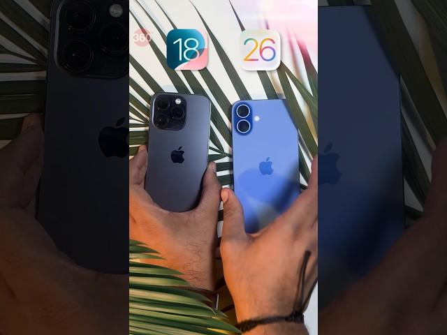 iOS26 vs ios18: Camera Differences! #gadgets360 #tech #ios #ios26 #ios18 #iphone #iphonecamera #how