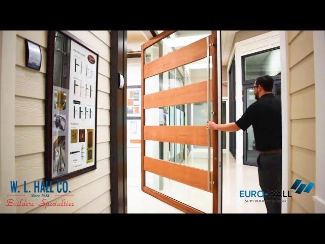 W. L. Hall Company Euro-Wall Pivot Door System | An Innovative Spin on Doors