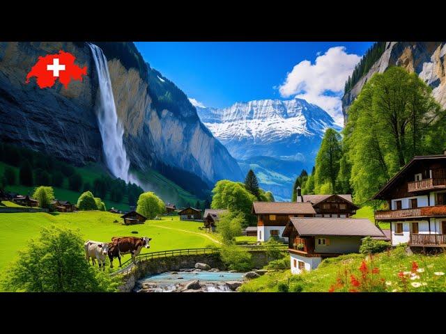 11 Most Beautiful Places to Visit in Switzerland  Switzerland Village Tour: Lauterbrunnen, Mürren