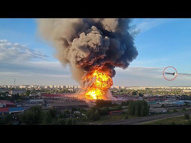 4 MINUTES AGO! 5 Russian GENERALS and 90,000 TONS of Ammunition DESTROYED by Ukrainian Missile