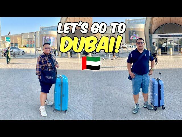 Traveling to Dubai with Papa! + Hotel Room Tour + First night in the City! | Jm Banquicio