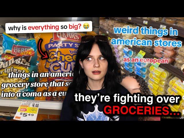 European TikToker’s Are Fighting American’s Over Their GROCERIES…