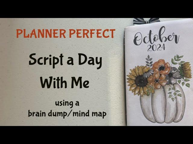 Plan With Me / Planner Perfect Method / Scripting in Traveler’s Notebook / Oct. 21, 2024