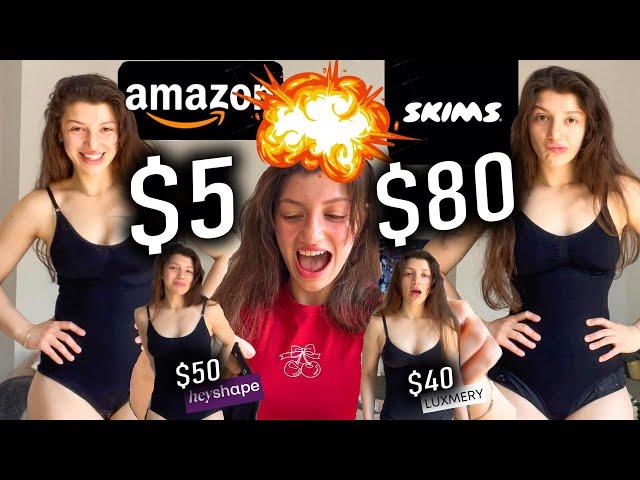 i tried EVERY VIRAL SKIMS BODYSUIT DUPE from tiktok