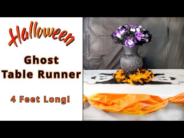 DIY Tutorial EASY Halloween Party Black White Ghost Decoration Ideas #homedecor #dollartreediy