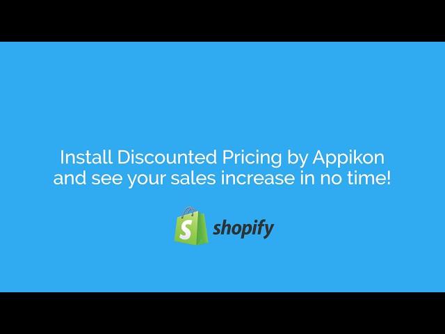 Volume & Discounted Pricing | Increase Shopify Sales | By Appikon