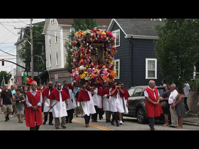 Our Lady of The Rosary Church Procession Providence RI