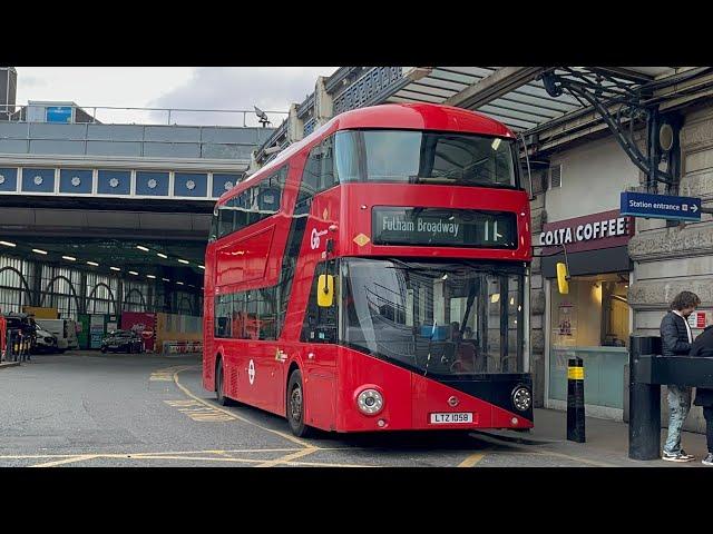 FRV. Go Ahead London Route 11. Waterloo - Fulham Broadway. New Routemaster LT59 (LTZ 1059)