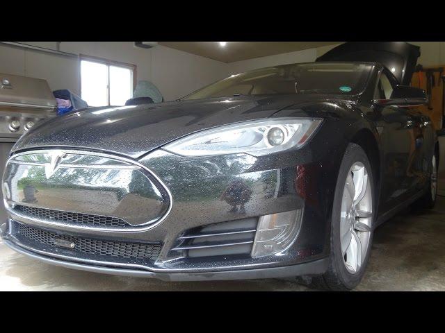 KmanAuto Charges his Tesla Model S with the JuiceBox 240V EVSE!