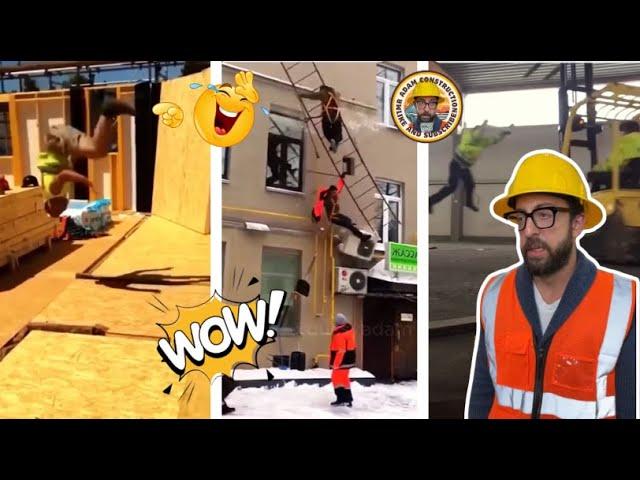 1Hour | Adam's Epic Day of Work Fails and Unstoppable Fun!  #part6 #adamrose #construction #workout