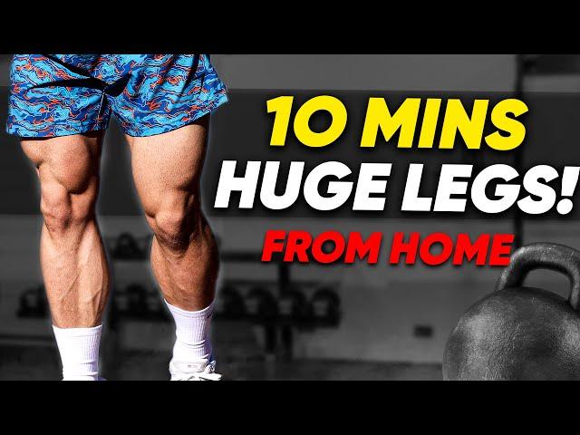 INTENSE 10 MIN LEG WORKOUT (AT HOME NO EQUIPMENT)