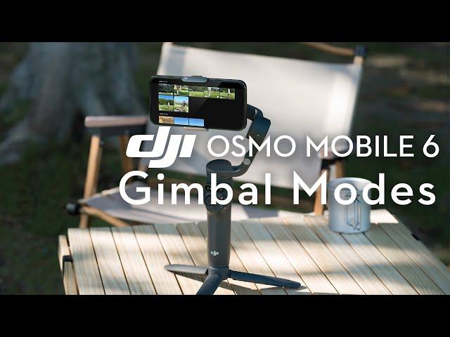 DJI Osmo Mobile 6 | Gimbal Modes