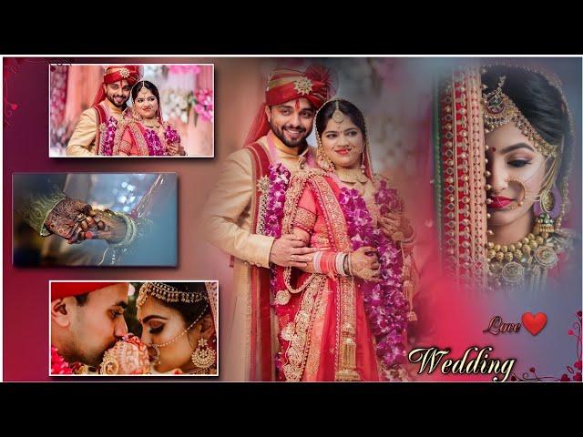 How to create wedding album design in PicsArt| 4k ultra HD #weddingphotography #weddingphotoediting