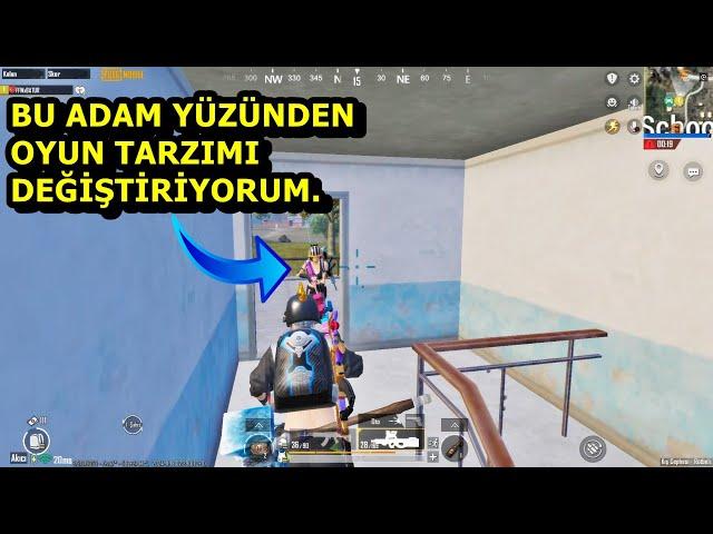 BU ADAM YÜZÜNDEN OYUN TARZIMI DEĞİŞTİRİYORUM ! BATUR GAME SOLO SQUAD PUBG MOBİLE