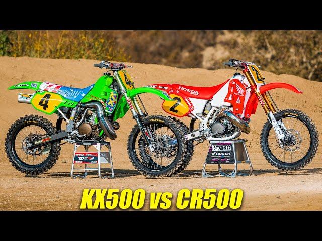 Kawasaki KX500 VS Honda CR500 - Motocross Action Magazine