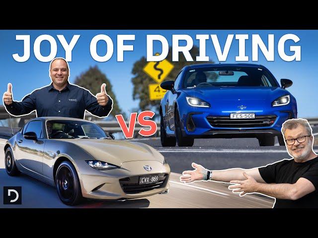 2024 Mazda MX-5 v Subaru BRZ tS Comparison | Which Is The Better Drivers Car? | Drive.com.au