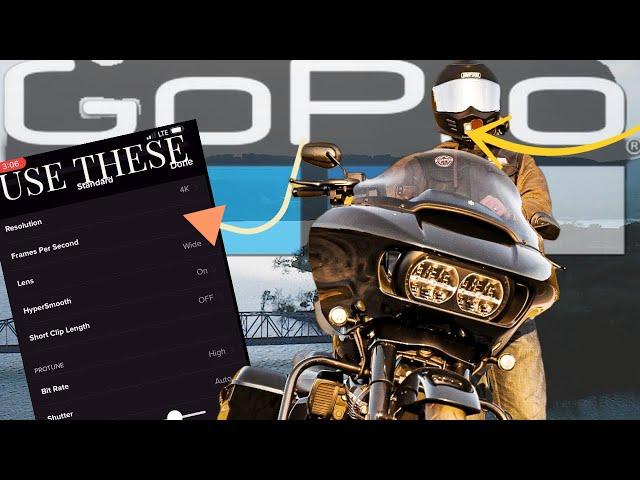 Make GoPro Look better on motorcycle in a few steps.