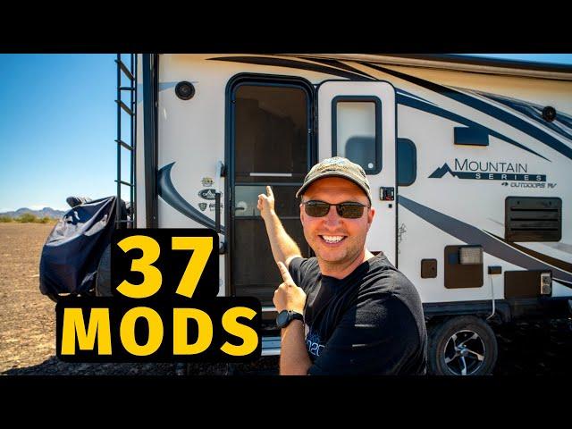 37 RV MODS & UPGRADES we have done in 2 years of Full Time RV Living