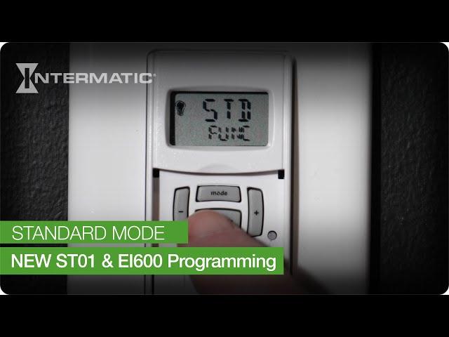 Standard Mode: ST01 & EI600 Programming