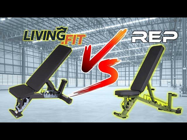 Living Fit Adjustable Bench vs Rep Fitness AB-4100 | Full Review