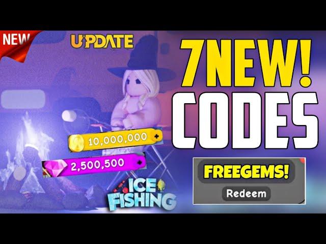 *NEW* ALL WORKING CODES FOR ICE FISHING SIMULATOR IN 2024! ROBLOX ICE FISHING SIMULATOR CODES