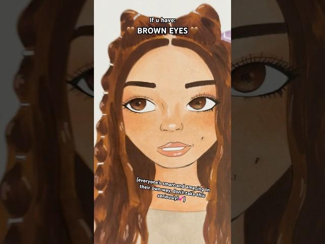 This trend but ArT vErSiOnWhat your eye color says about you #shorts #art #viral #fyp #blowup
