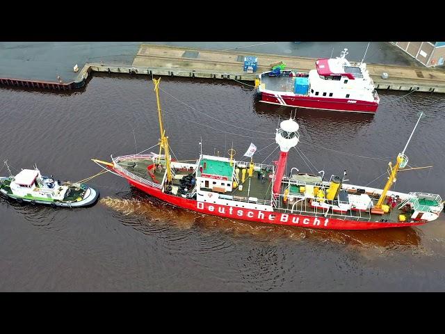 Werftüberführung der Amrumbank in Emden