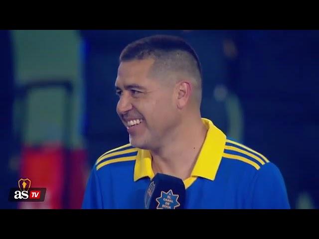 El emotivo discurso de Riquelme en su despedida: A Maradona... y a Messi | Futbol | AS América