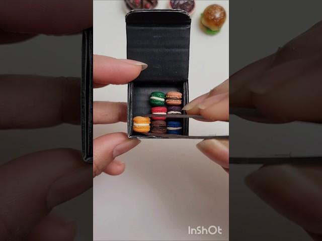 #cute #clay #clayart #diy #handmade #gift #craft #macaron #sweet #art #dollhouse #miniature #mini