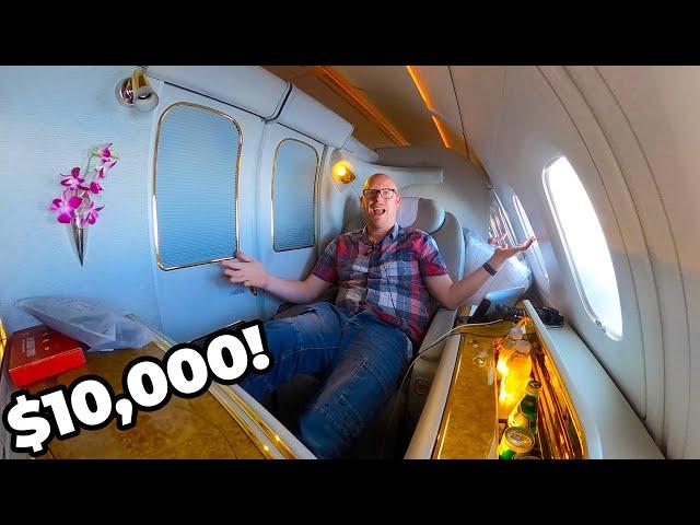 $10,000 EMIRATES A380 FIRST CLASS!