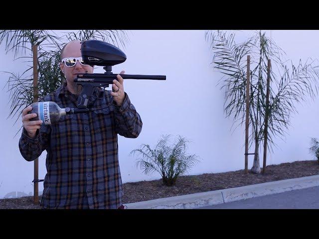 Spyder Victor Paintball Gun - Shooting