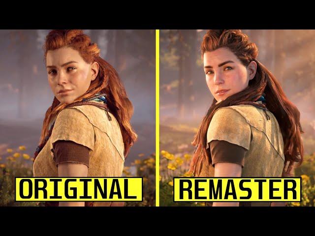 Horizon Zero Dawn Remastered vs Original PS5 Early Graphics Comparison | State of Play