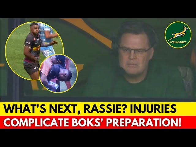 INJURIES STRIKE AGAIN: HOW WILL RASSIE RESHUFFLE THE SPRINGBOKS? | SPRINGBOKS NEWS