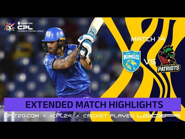 Extended Highlights | St Lucia Kings vs St Kitts & Nevis Patriots | CPL 2024